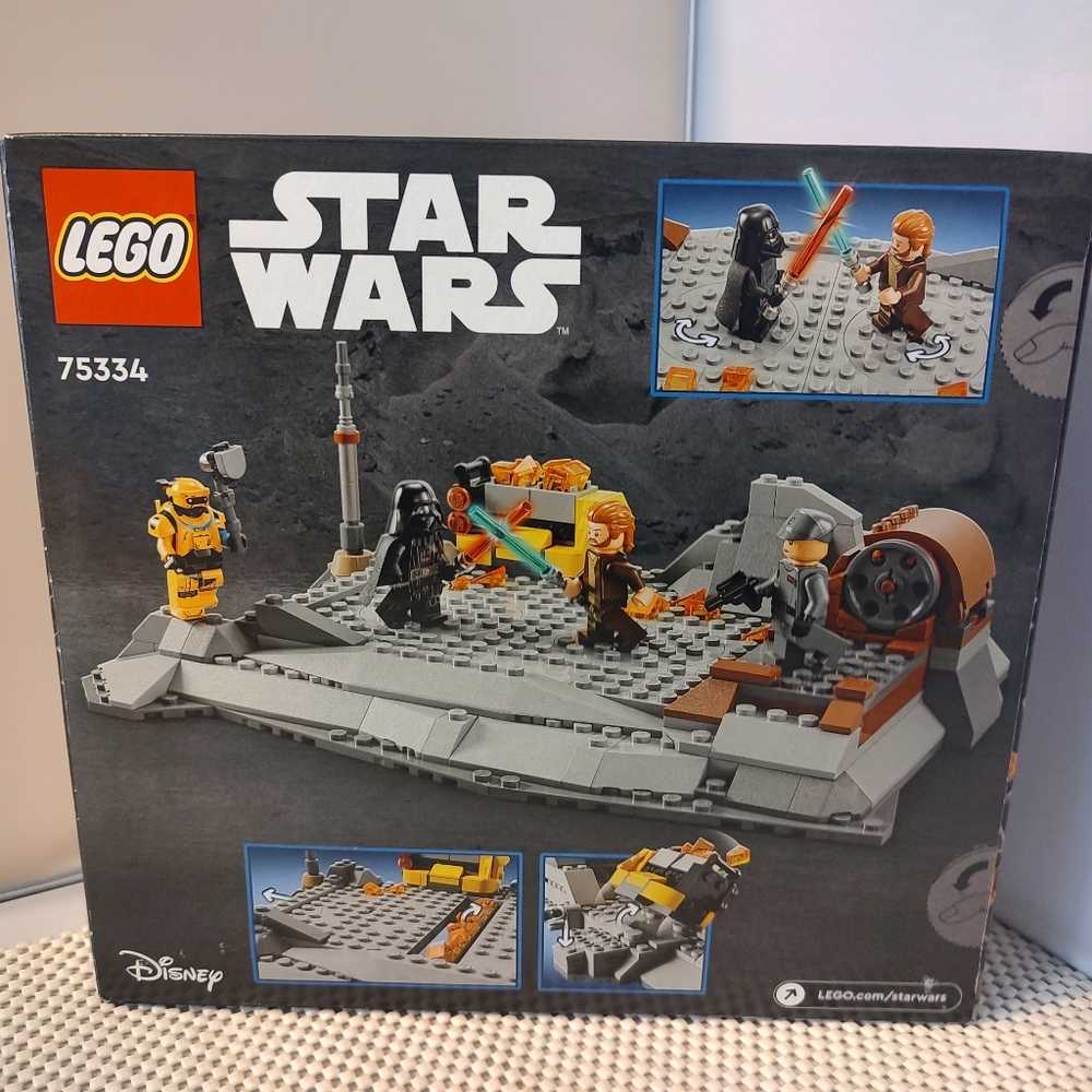 Lego Star Wars 75334 Obi-Wan Kenobi vs. Darth Vader NWT Building Toy Set Disney - Picture 3 of 3